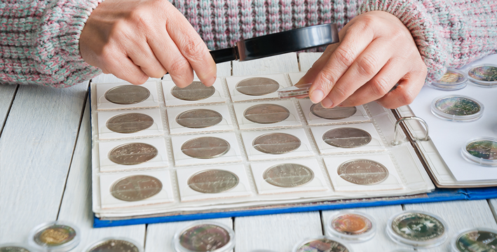 a coin collection that needs to be appraised by Dave W Coins